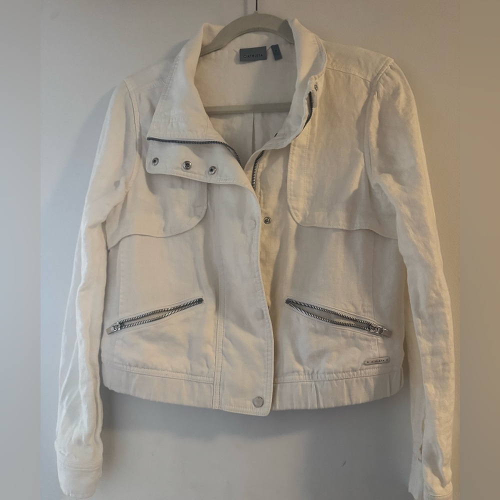 Athleta Women's Cream Utility Jacket